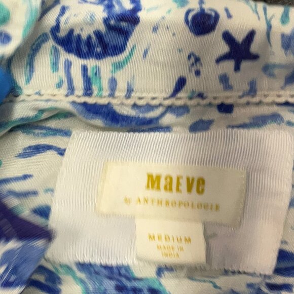 π¨ 50% OFF BUNDLES! π¨ NWT MAEVE by ANTHROPOLOGIEβ Classic Surf Shirt - Picture 4 of 11